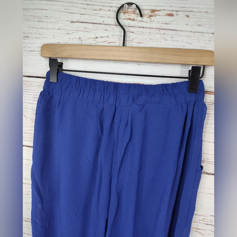 UNIQ Sheer Wide Leg Dress Pants - Picture 8 of 12